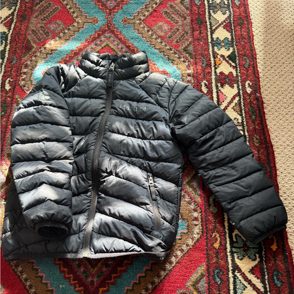 Kids Black Puffer Jacket